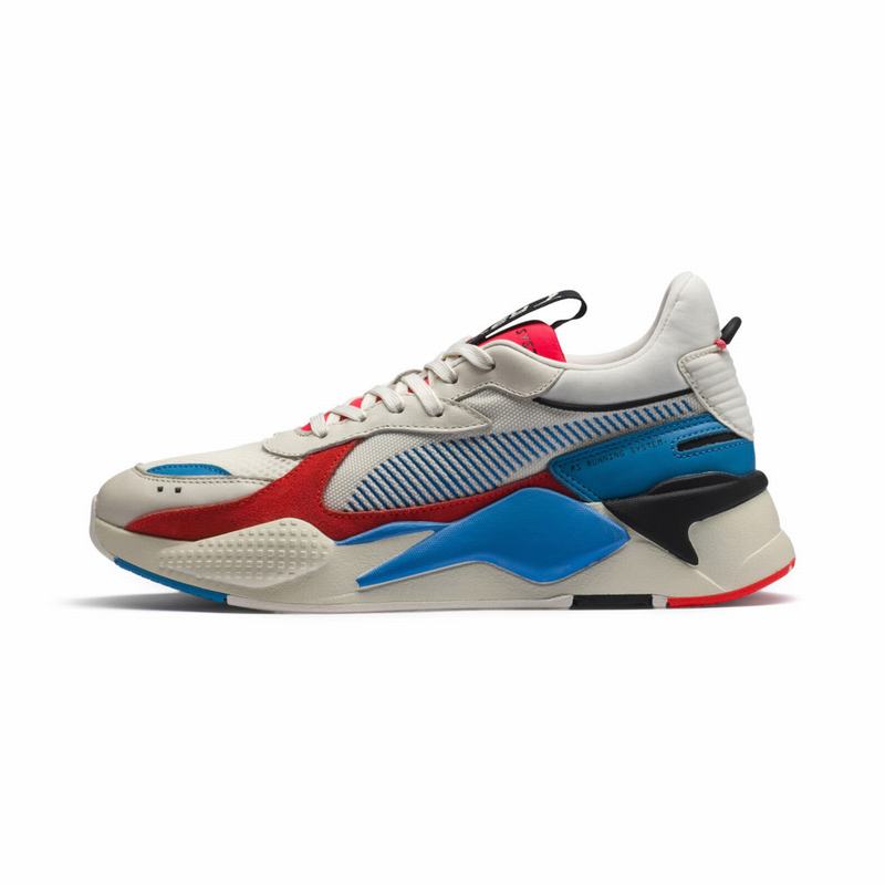 Basket Puma Rs-x Reinvention Homme Blanche/Rouge Soldes 851YMTRF